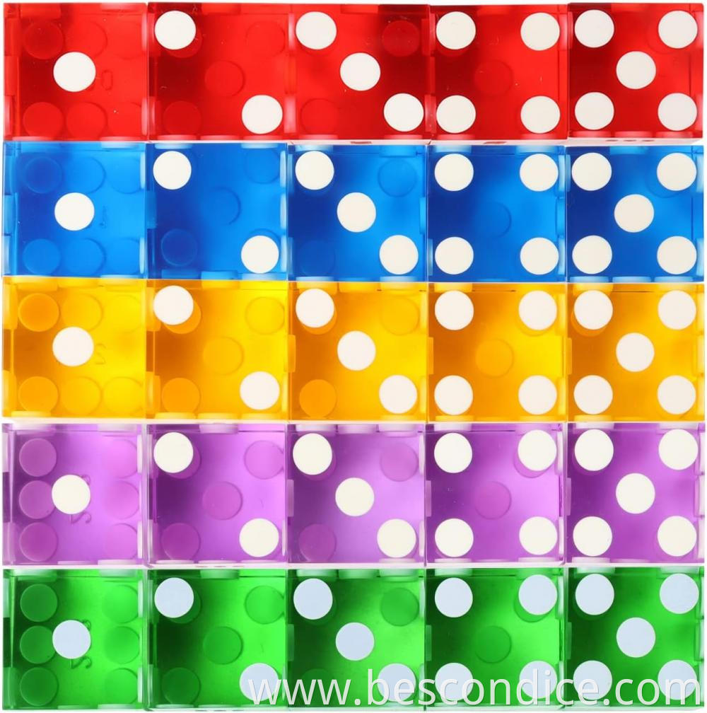 Razor Sharp Edges 19mm Precision Casino Dice